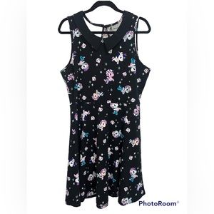 Tokidoki unicorn mermaid ponies collard dress